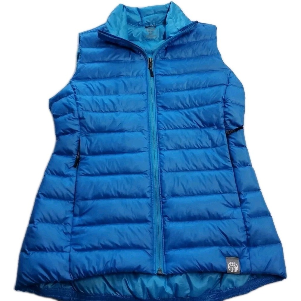 Women's REI Co-Op‎ Lightweight Puffer Vest Size XS Blue Down Packable Outdoors